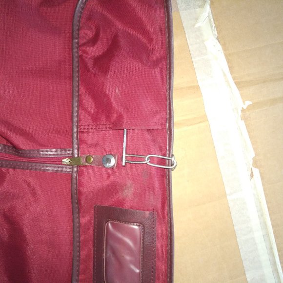 SAMSONITE BURGUNDY GARMENT BAG - Picture 6 of 13